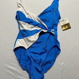 Vintage Catalina One-Piece Swimsuit | New With Tags | Ski-Skipper Blue | 70s–80s